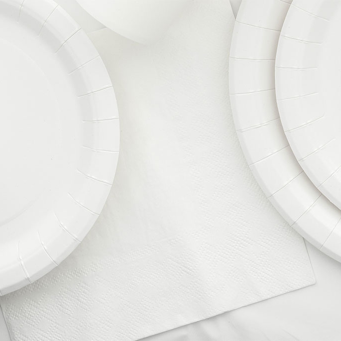 Salvete bele 33cm - 20 kom