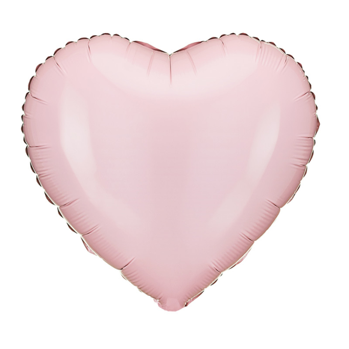 Pastelno roze srce - 46cm