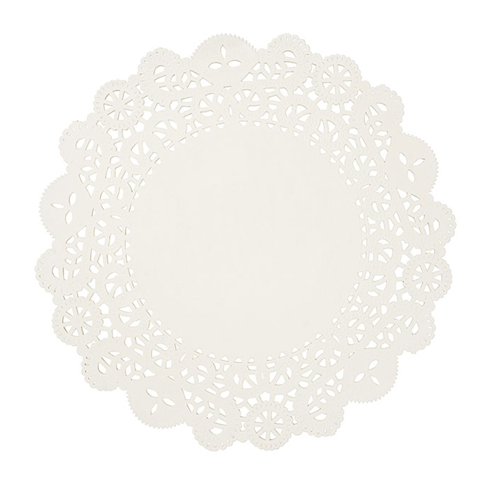 Beli podmetači za tanjire 35cm - 50 kom