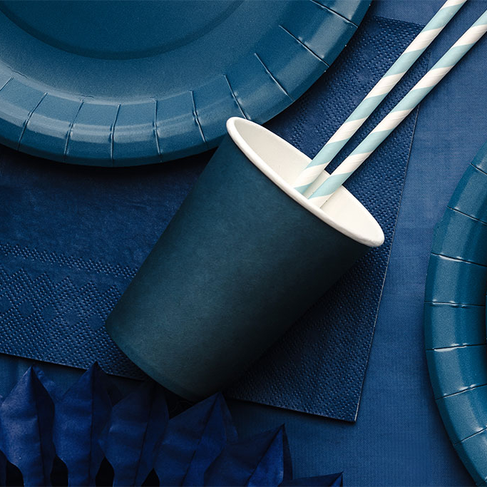 Čaše Tamno plave 250ml - 6 kom