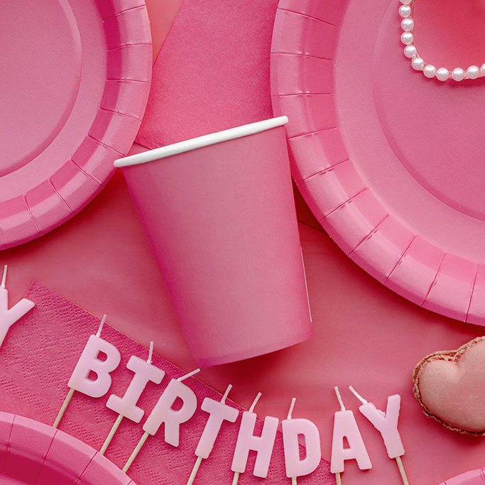 Čaše Tamno roze 250ml - 6 kom