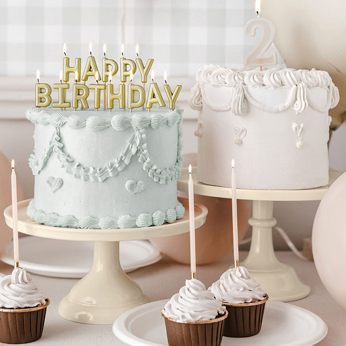 Stalak za tortu - Bež