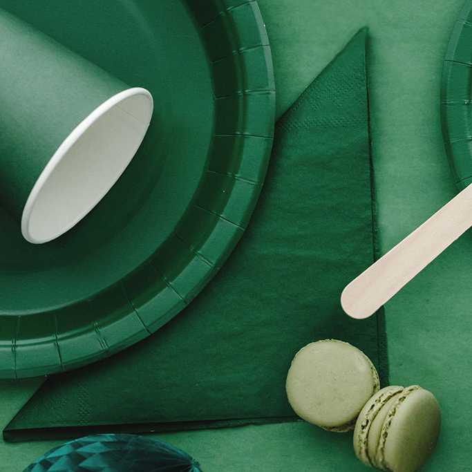 Salvete Tamno zelene 33cm - 20 kom