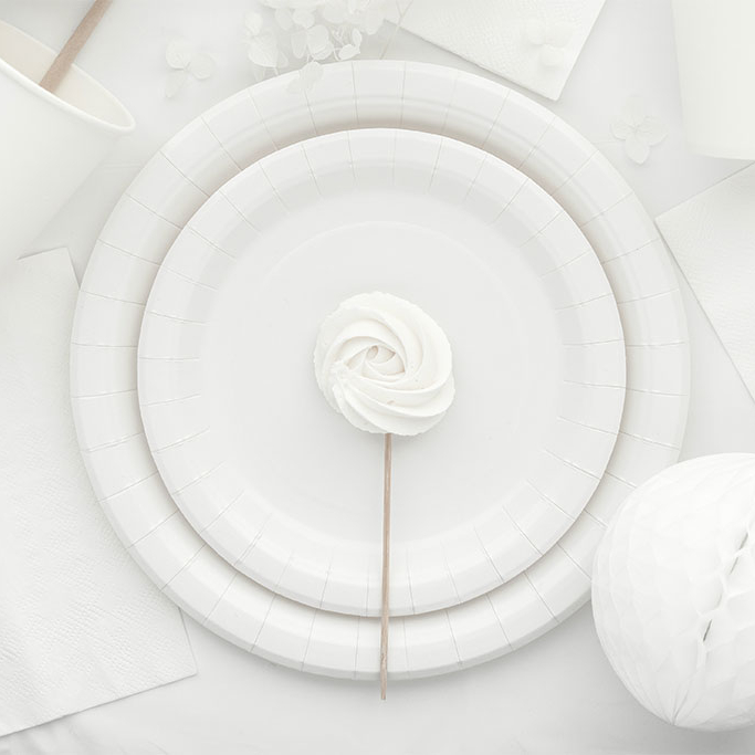 Tanjiri Beli 23cm - 6 kom