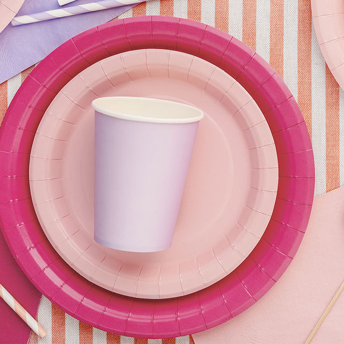 Tanjiri Svetlo roze 18cm - 6 kom