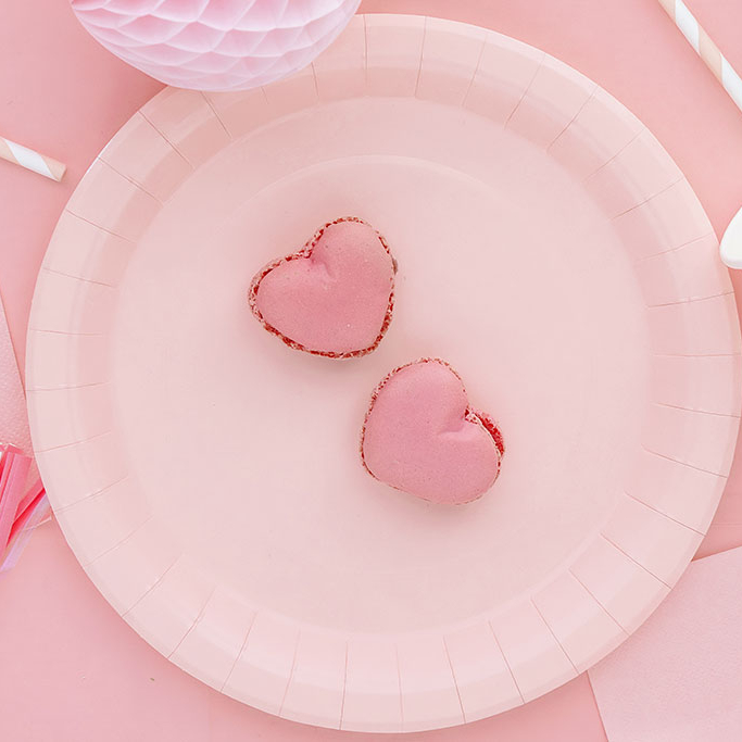 Tanjiri Svetlo roze 23cm - 6 kom