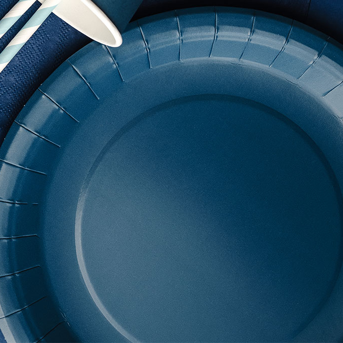 Tanjiri Tamno plavi 23cm - 6 kom