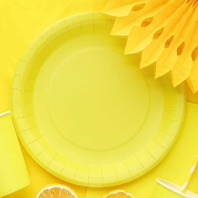 Tanjiri Žuti 23cm - 6 kom