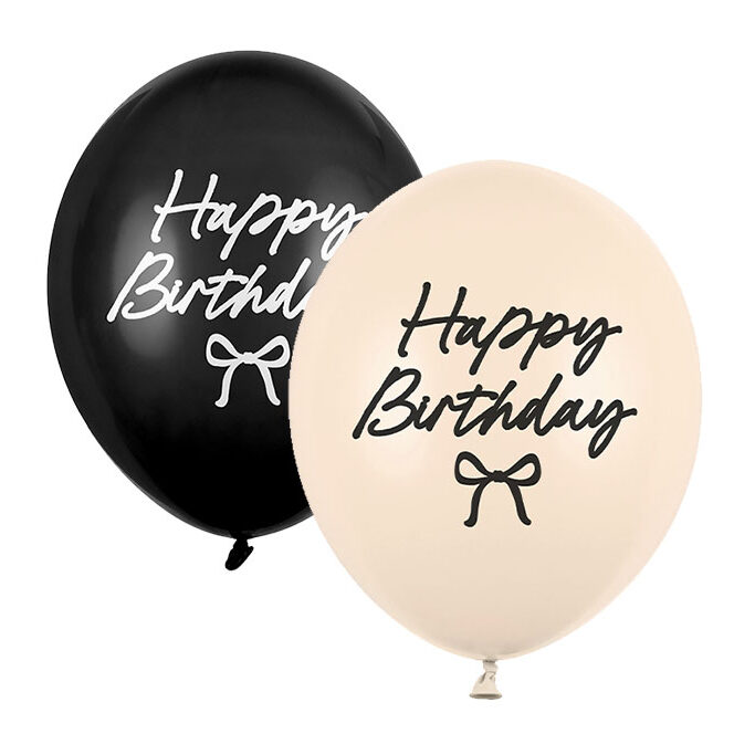 Happy Birthday mašnice mix