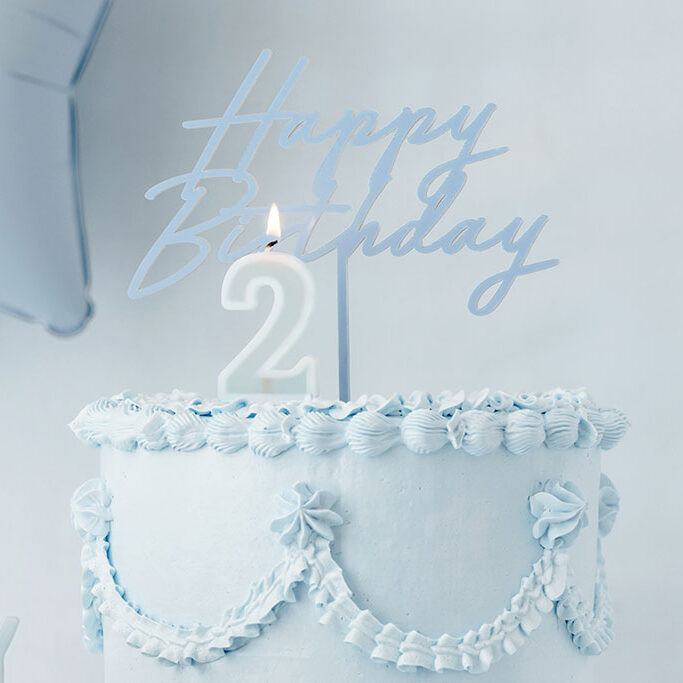 Toper za tortu - Happy Birthday