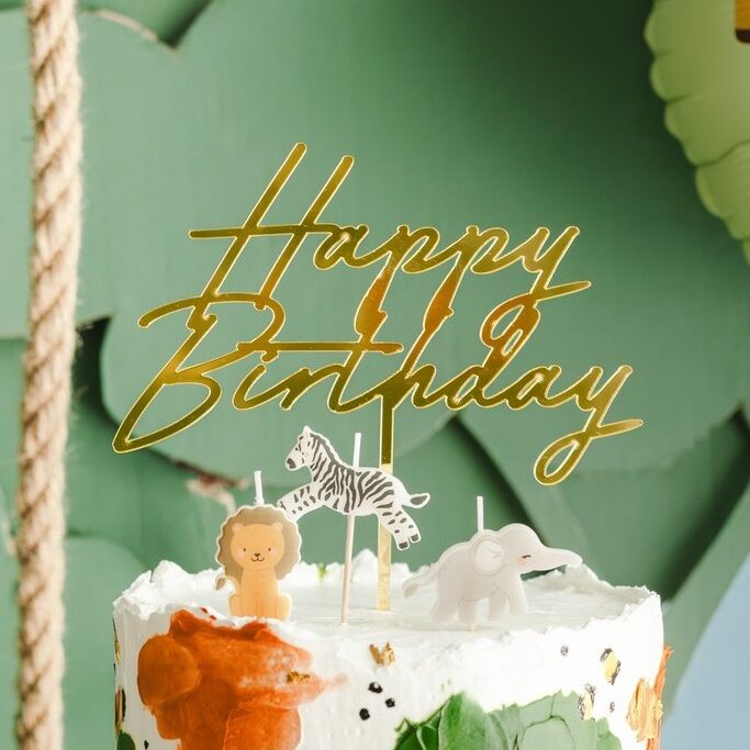 Toper za tortu - Happy Birthday